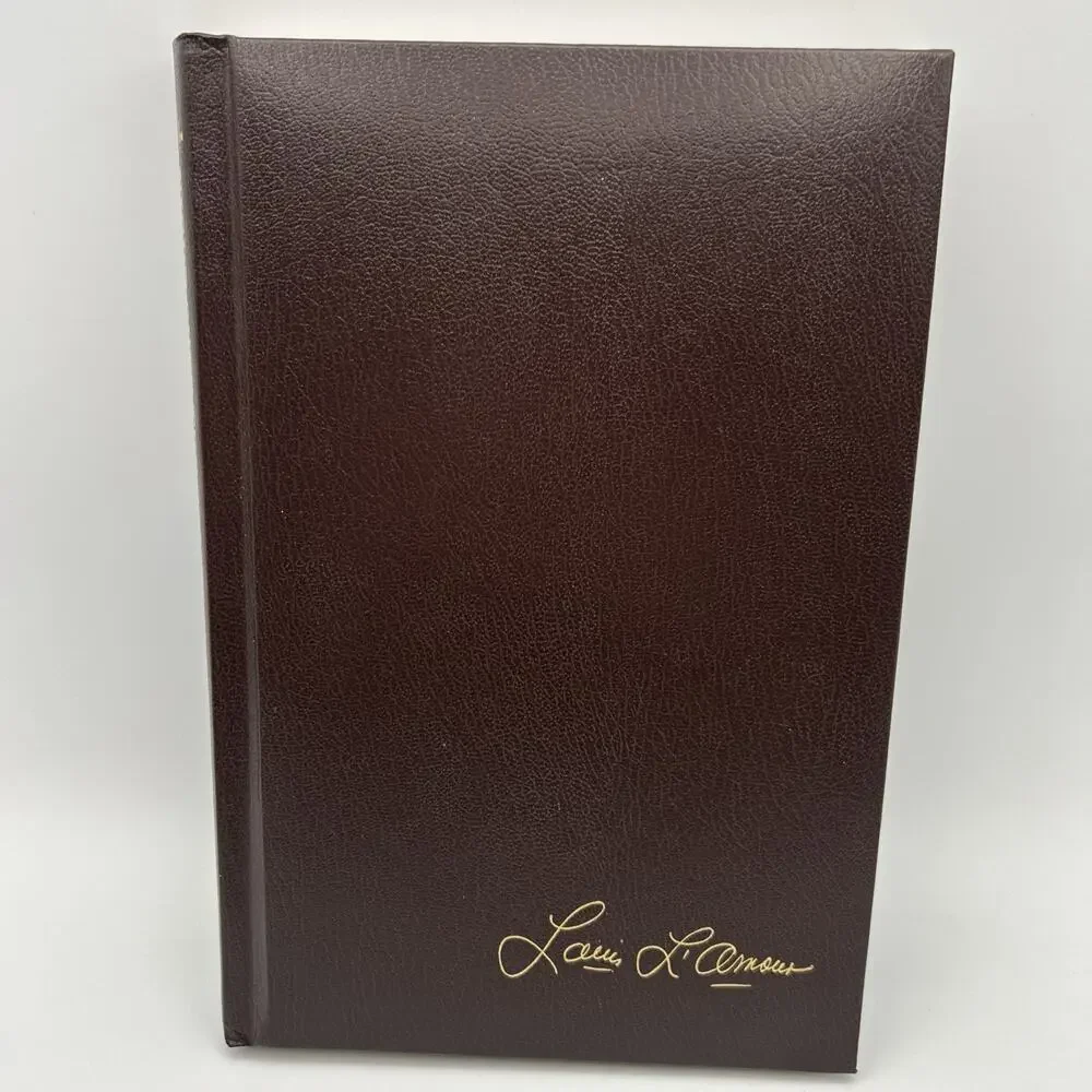 Louis L'Amour Night Over the Solomons Leather HC 1st Print 1986 Like New